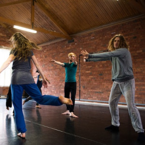 Lucy Guerin Inc dancers in development for Live Movie. Photo: Lachlan Woods.
